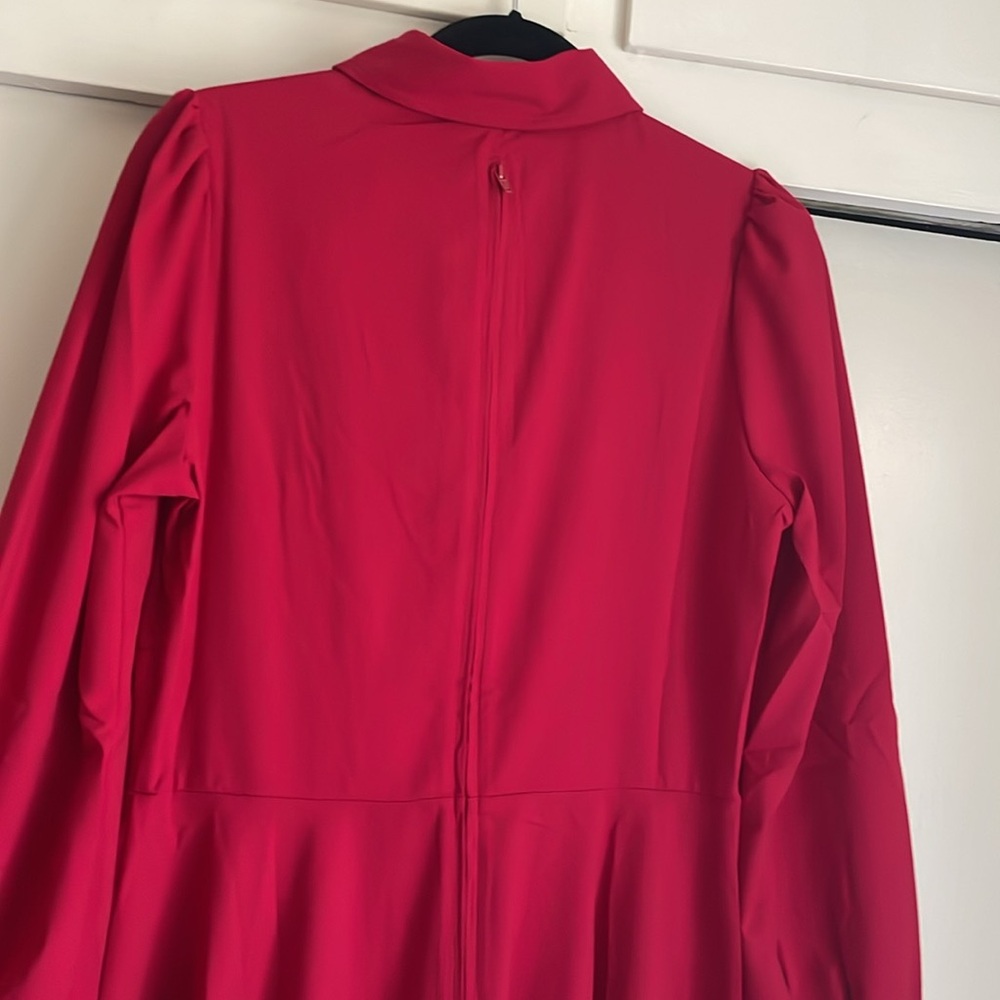 Hell Bunny Scarlet Midi Dress with Button Accents - Picture 11 of 14